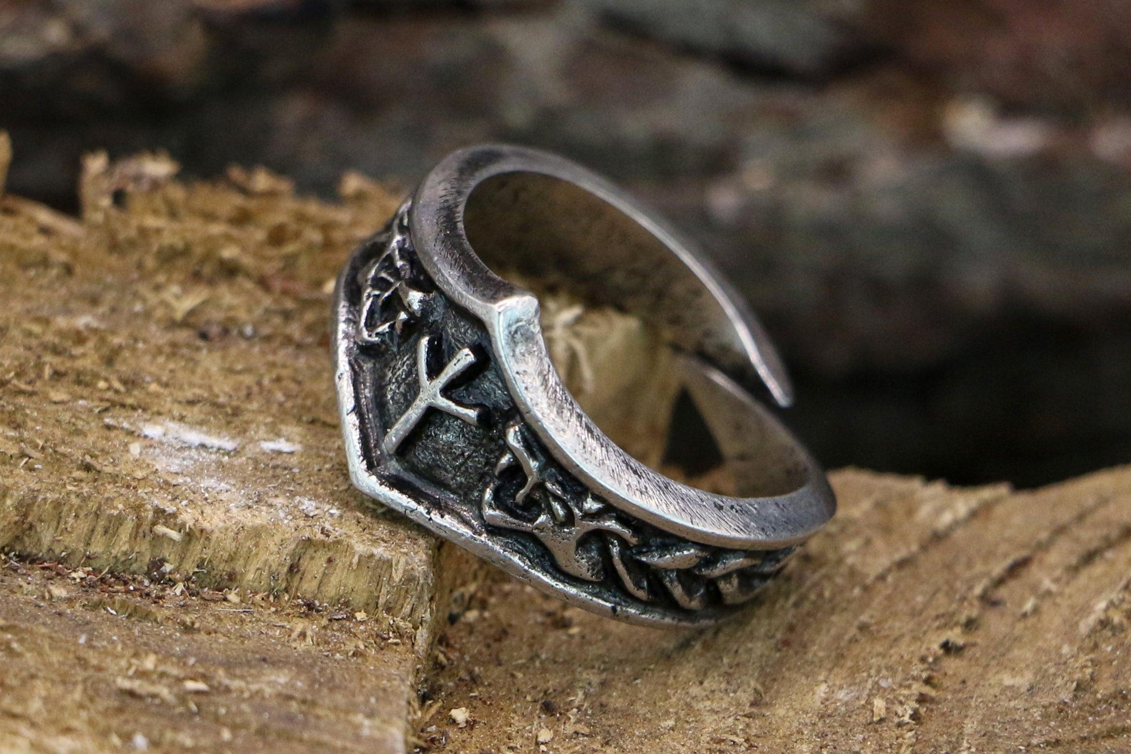 Wikingerring - Algiz: Schutz